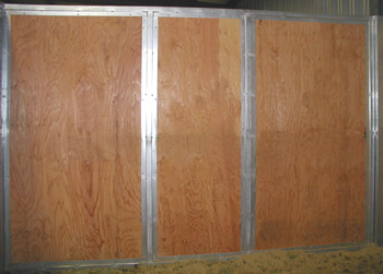 Square Tube Divider Solid Plywood